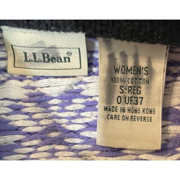 Vintage LL Bean Nordic Sweater Womens Size Small Fair Isle Alpine Apres Ski 90s - Picture 6 of 9